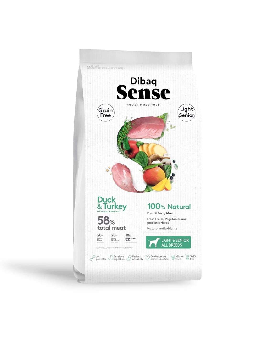 Dibaq Sense Pato Perro Light Y Senior