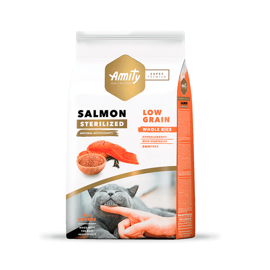 Amity Sp Low Grain Adult Cat Sterilized Salmon