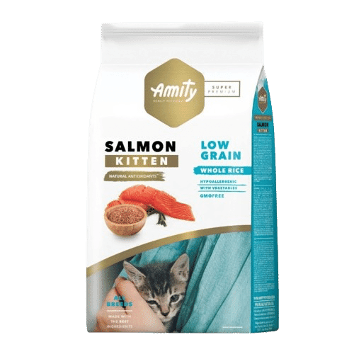 Amity Sp Low Grain Kitten Salmon