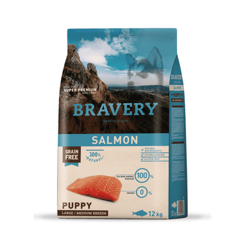 Bravery Salmon Puppy Large/Medium Breeds